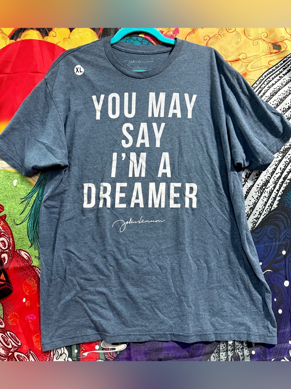 John Lennon You May Say I'm a Dreamer T-shirt Size XL